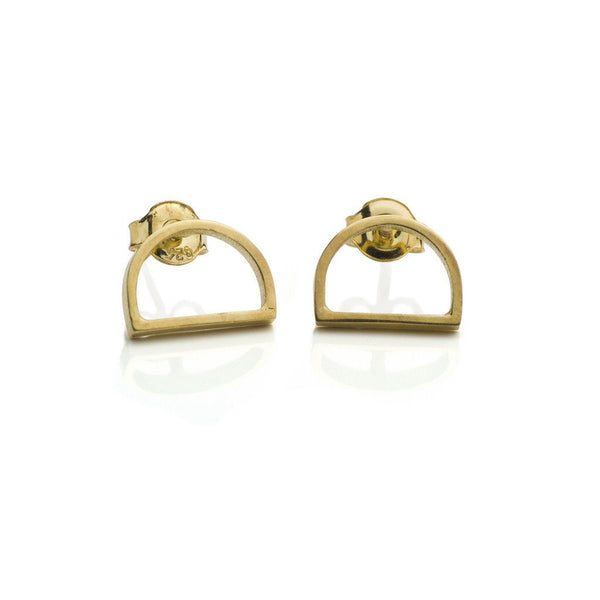 DD Workshop | 14-karat gold plated silver earrings Hills - Kristina Goes West