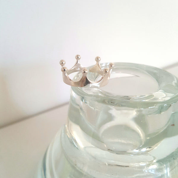 925 silver open ring Crown by KGW Studio KRISTINAGOESWEST.COM – 3