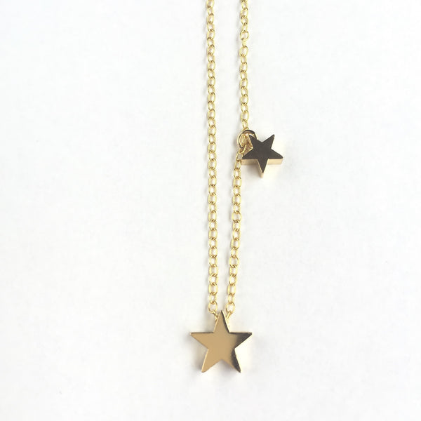 14k gold plated silver necklace Stars | KRISTINAGOESWEST.COM - 3