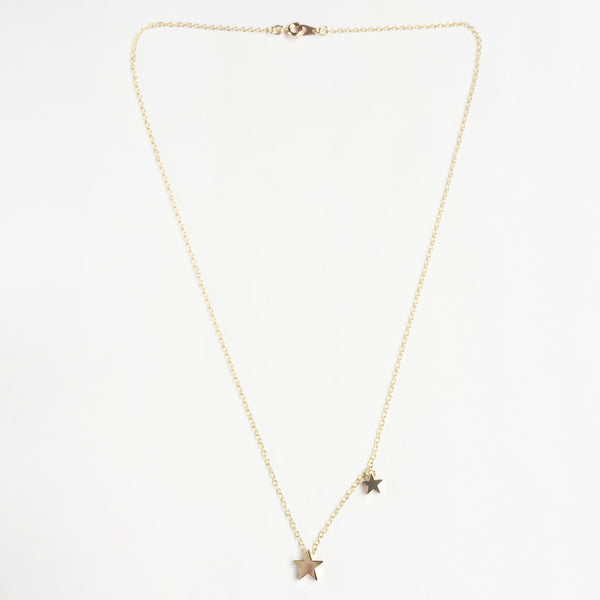 14k gold plated silver necklace Stars | KRISTINAGOESWEST.COM - 2